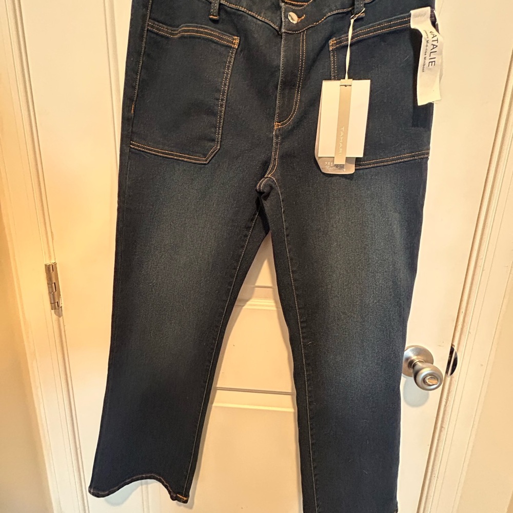 Tahari Dark Wash Ankle Jeans